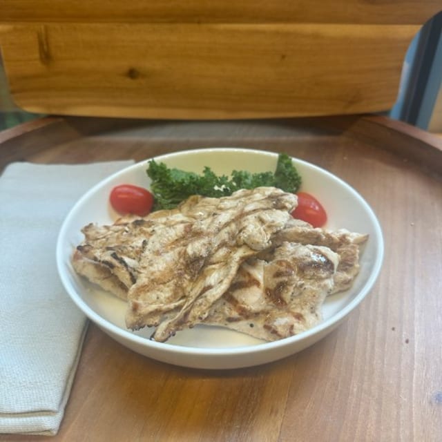 Grilled Chicken Cutlets Dish.